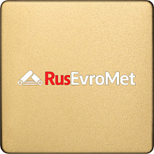 Декоративная нержавеющая сталь  Sandblasted Gold
